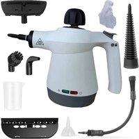 Nordara 1200W Handheld Steam Cleaner with 11 Accessories for Home & Kitchen in White