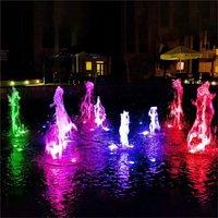 Nordara 3-in-1 Solar RGB LED Pond Underwater Fountain Light in Black