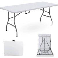 Havendro 6ft Folding Table Trestle Camping Party Picnic BBQ Stall in White