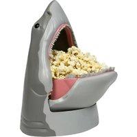 Nordara Jaws 50th Popcorn Bucket Shark Fan Snack Organizer in Grey