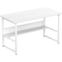 Havendro Computer Laptop Pc Table Writing Shelves Home Office in White