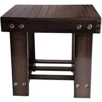 Havendro BAMBOO SMALL STEP STOOL SEAT HOME KITCHEN SHOP in Brown