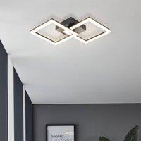Eglo Palmaves-E - Interior Ceiling Light, LED, Square, 4000K in Black