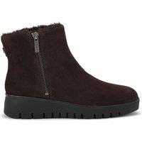 Carvela Women's 'Bello Zip Ankle' Suede Boots in Brown | Size: 3