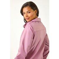 Roman Women's Shower Resistant Jacket in Mauve | Size: 10