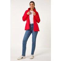 Roman Women's Shower Resistant Jacket in Red | Size: 16