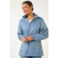 Roman Women's Shower Resistant Jacket in Pale Blue | Size: 16