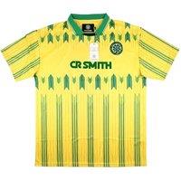 Celtic FC Men's Mens 1989 91 Away Shirt in Yellow | Size: Small