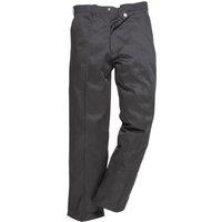 Portwest Men's Preston Workwear Trousers (2885) Pants in Black | Size: 34R