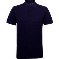 Asquith & Fox Men's Short Sleeve Performance Blend Polo Shirt in Navy | Size: 4XL