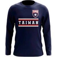 Newcastle United FC Men's Mens Core Football Country Long Sleeve T-Shirt Navy | Size: Small