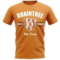 Aston Villa FC Men's Mens Braintree Established Football T-Shirt Orange | Size: Medium