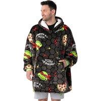 Teenage Mutant Ninja Turtles Men's Blanket Hoodie | Grey | Official