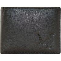 Mala leather Men's Leather Grayson Pheasant Bifold Wallet in Black