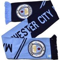 Manchester City FC Men's Vertigo Scarf in Dark Navy