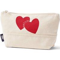Lands' End Women's Zip Canvas Pouch in Natural