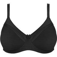 Royce Lingerie Women's Maisie Non Wired T-Shirt Bra in Black | Size: 34D