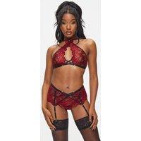 Ann Summers Women's Brooke Crotchless Set | Size: Large