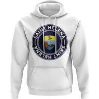Newcastle United FC Women's Womens Saint Helena Football Badge Hoodie White | Size: XS