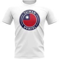 Newcastle United FC Women's Womens Football Badge T-Shirt White | Size: Medium