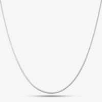 T.H.Baker Women's Silver 18 Inch Fine Round Snake Chain 8.10.3674 | Size: 18 inches