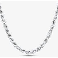 T.H.Baker Women's Silver 20 Inch Rope Chain SDCR-730-AG-20 | Size: 18 inches