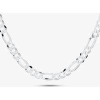 T.H.Baker Women's Silver 20 Inch Figaro Chain SFFP-730-AG-20 | Size: 18 inches
