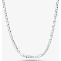 T.H.Baker Women's Silver 20 Inch Foxtail Chain SOFV-310-AG-20 | Size: 18 inches