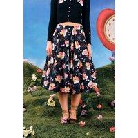 Hell Bunny Women's Care Bears Collaboration Spring Summer Tenderheart Midi Skirt Black | Size: Medium