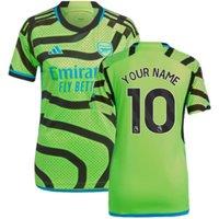 Arsenal FC Women's Womens 2023 2024 Away Shirt Your Name in Yellow | Size: Small