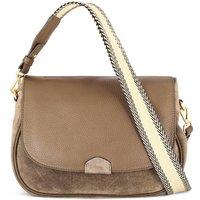 Clarks Women's Utility Saddle Olive Suede Shoulder Bags, Cross Body Bag in Green