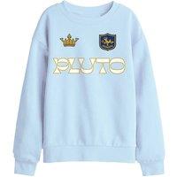Disney Pluto Football Shirt Kids Sweatshirt, Light Blue | Size: 5-6 Years
