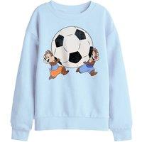 Disney Chip N Dale Football Kids Sweatshirt, Light Blue | Size: 12-13 Years