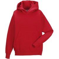 Jerzees Schoolwear Jerzees Schoolgear Hooded Sweatshirt in Red | Size: 9-10 Years