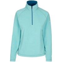 Trespass Girl's Sybil Half Zip Microfleece Top in Teal | Size: 3-4 Years