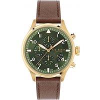 Ted Baker Men's BKPFMF408 Urban 44mm Quartz Watch in Brown