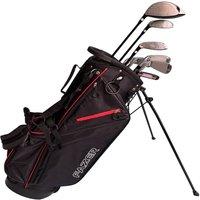 Fazer Men's CTR25 Right Handed Golf Package Set - Driver, Irons, Putter, Bag in Black