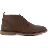Dune London Men's 'Cashed' Leather Chukka Boots in Brown | Size: 10