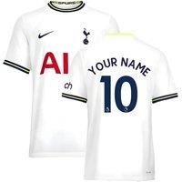 Tottenham Hotspur FC Men's Mens 2022 2023 Vapor Home Shirt Your Name in White | Size: Small