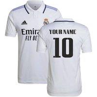 Real Madrid CF Men's Mens 2022 2023 Home Shirt Your Name in White | Size: 2XL