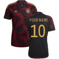 Germany Men's Mens 2022 2023 Away Shirt Your Name in Black | Size: Medium