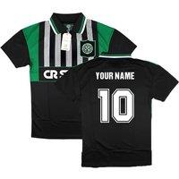 Celtic FC Men's Mens 1994 1996 Away Shirt Your Name in Black | Size: Large