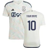 AFC Ajax Men's Mens 2023 2024 Away Shirt Your Name in White | Size: 2XL