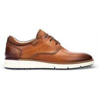 Infinity Leather Men's Pikolinos Leather Lace-Up Sneaker Trainers Shoes - Manacor in Brown | Size: 7