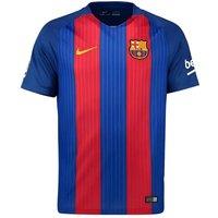 FC Barcelona Men's Mens 2016 2017 Home Shirt in Blue | Size: Medium