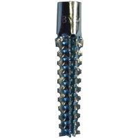JCP CONSTRUCTION PRODUCTS Metal Expansion Plugs Bzp - 8.0 x 38mm - Box of 100 in Blue
