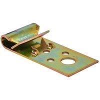 JCP CONSTRUCTION PRODUCTS Vertical Flange Clips 20 x 42mm - Box of 100 in Gold