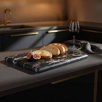 Orsina Marmore Veined Marble Chopping Board in Black