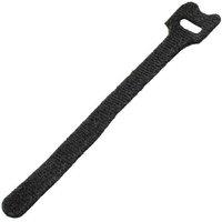 Faithfull Hook & Loop Cable Ties 12.5 x 150mm Pack of 10, Nylon Polypropylene in Black