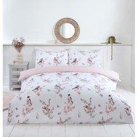 Rapport Home Vintage Toile Floral 180 Thread Count Microfibre Duvet Set with Pillowcase | Size: King